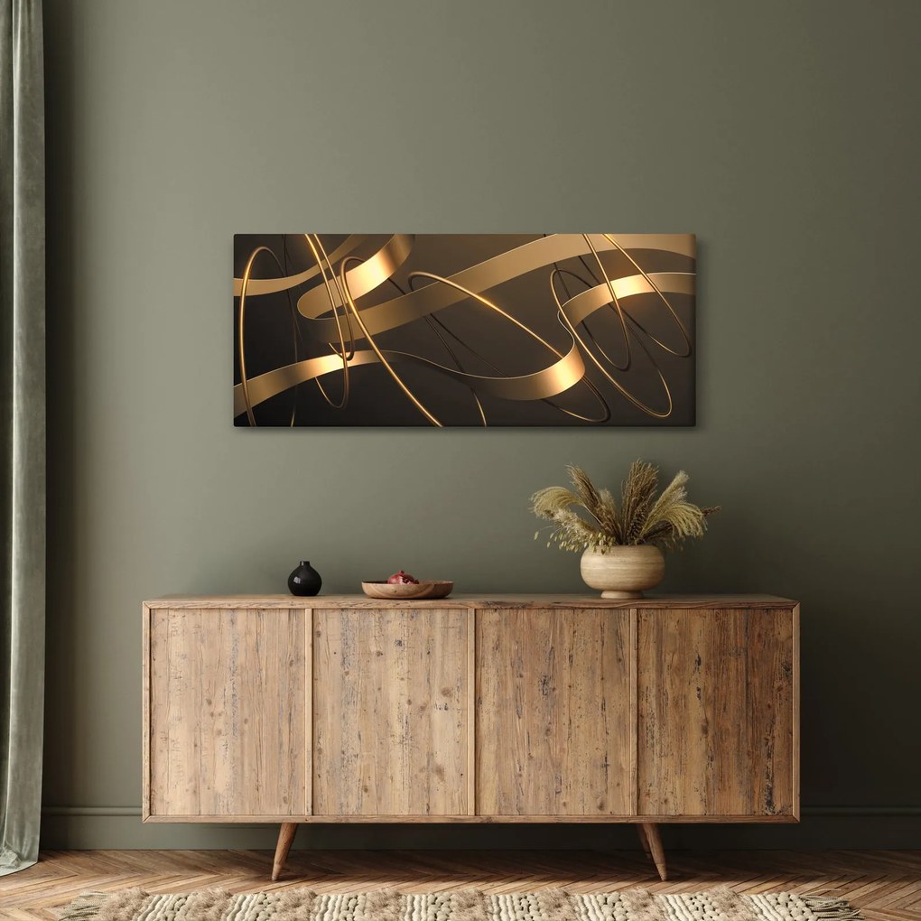 Kép - bronz szalagok (120x50 cm)