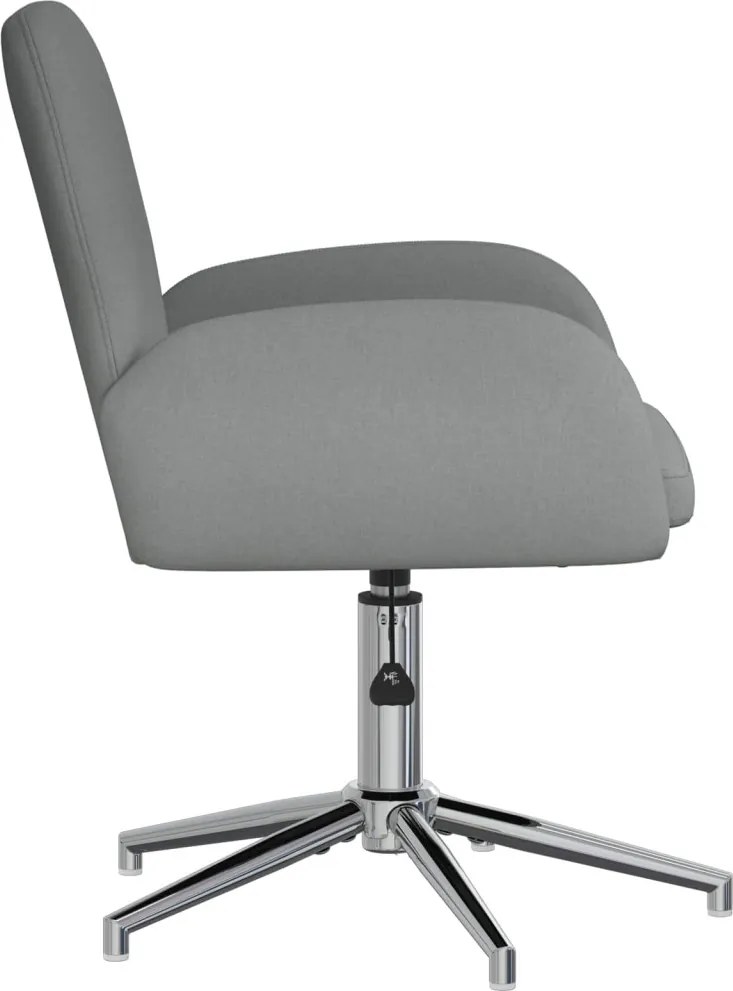 vidaXL Forgós Íróasztali Székek 4 db 54 x 58 x 90 cm Sötétszürke