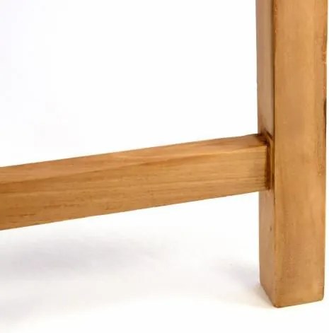 DIVERO Kerti bútor készlet 135 cm tíkfa lakkozott