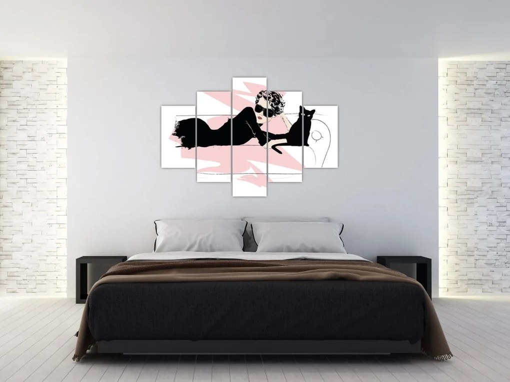 Kép - Fashion lady (150x105 cm)