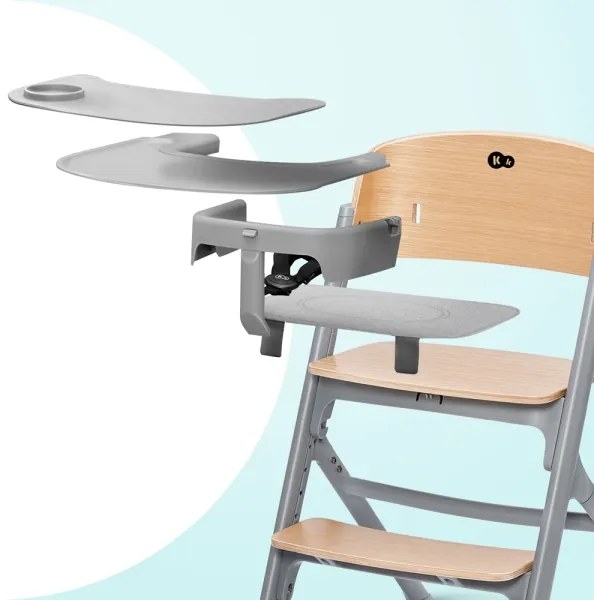 KINDERKRAFT SELECT - Gyermek étkezőszék 3in1 LIVY Premium tölgy