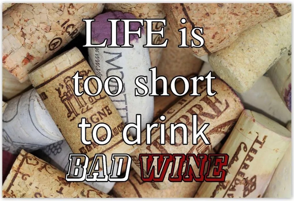 Poszterek 200x135 Life is too short