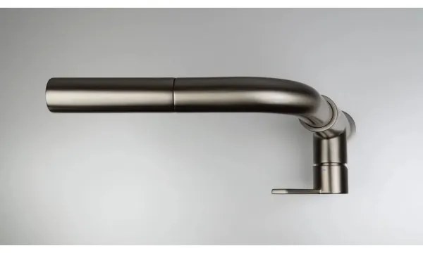 Deante BQS_D73M - SILIA konyhai csaptelep kihúzható zuhanyfejjel, titánszínű