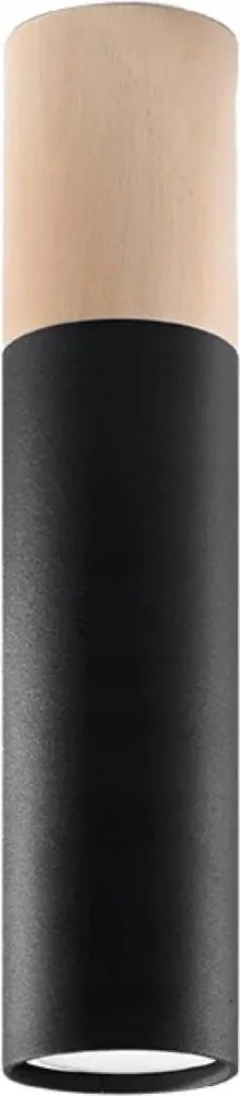 Pablo mennyezeti spot fekete GU10 max 10W állítható fény Sollux Lighting