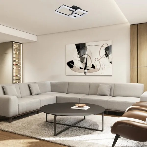 Rabalux 71386 - LED Mennyezeti lámpa AMILIA LED/22W/230V 3000/4000/6500K fekete