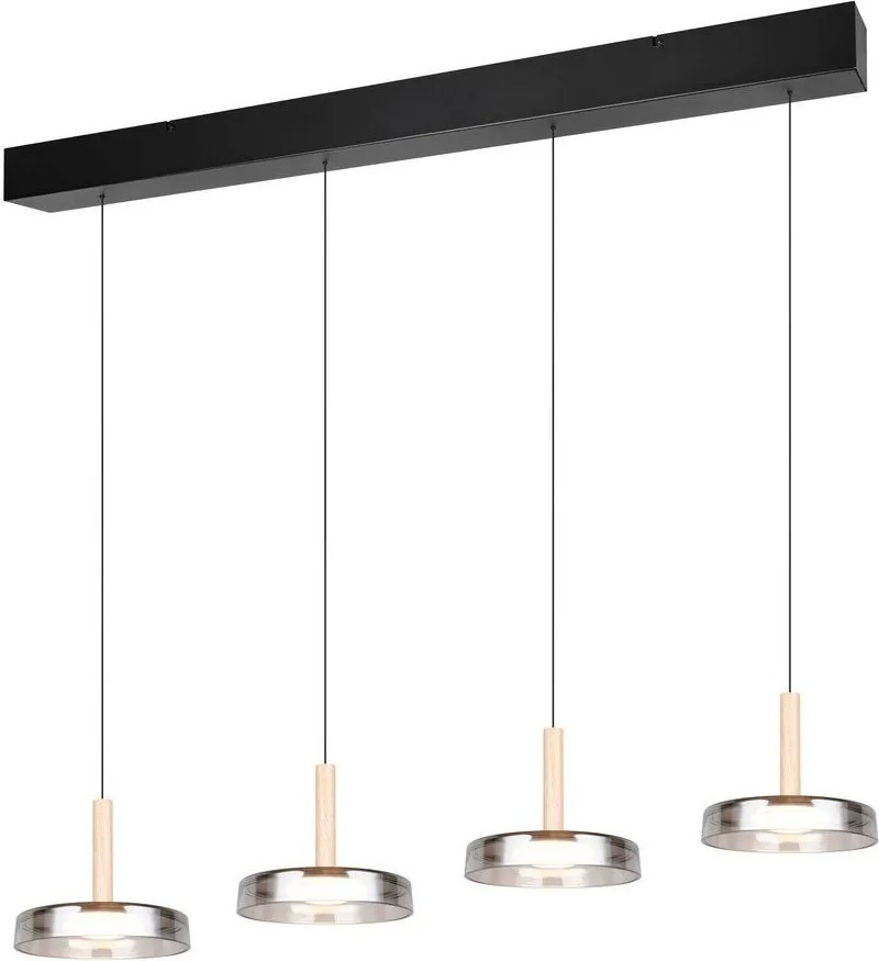 TRIO 354910432 CELESTE Modern Led Függesztett Lámpa Fekete LED IP20