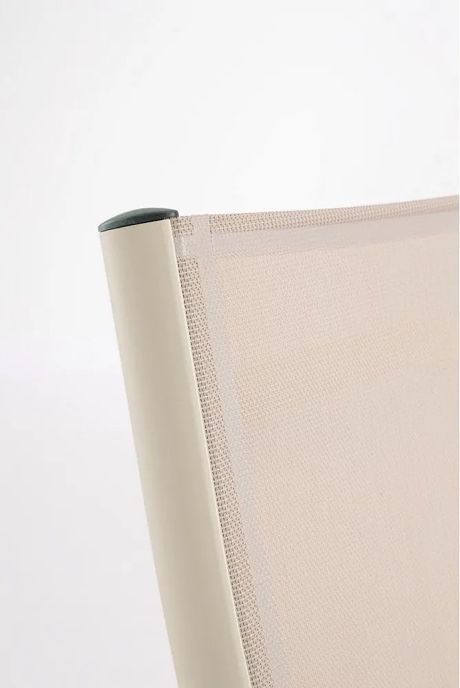 Bézs fém kerti napozóágy Taylor – Bizzotto