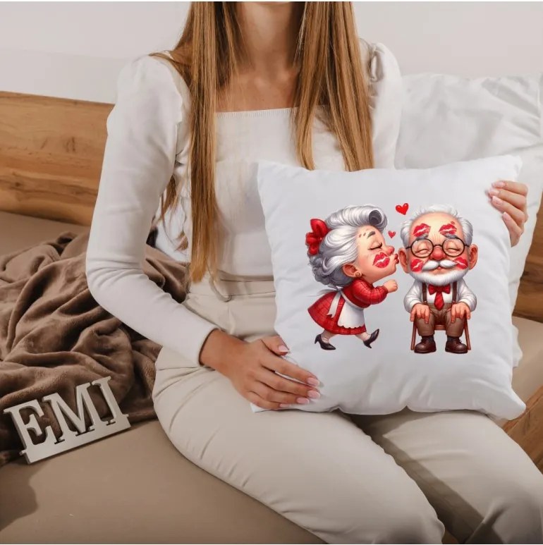 EMI Love Story díszpárna 40x40 cm