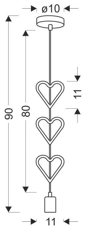 Fehér-kék gyerek lámpa fém búrával Single – Candellux Lighting