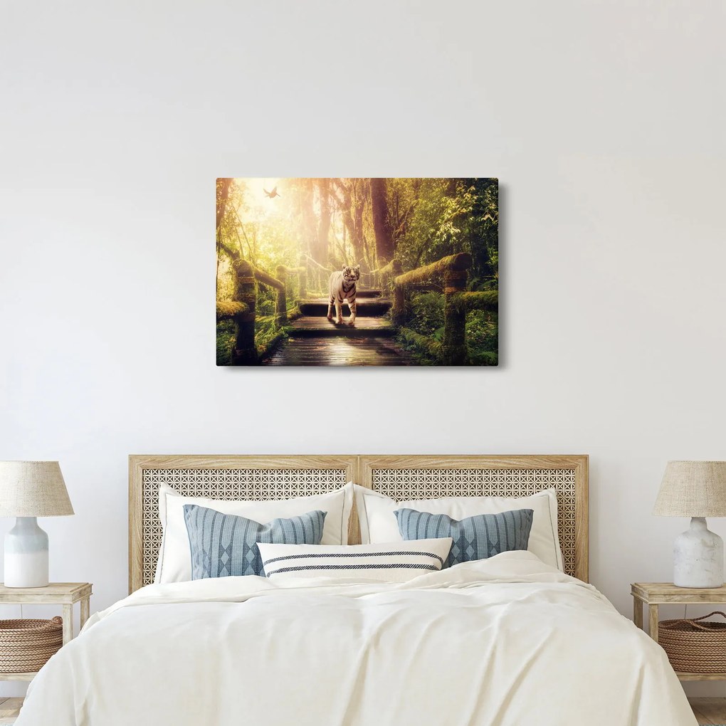 Tigris a dzsungelben képe (90x60 cm)