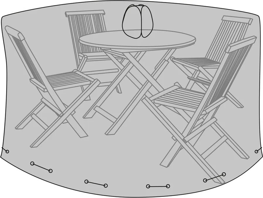 Kerti asztal takaróponyva ø 185 cm – House Nordic