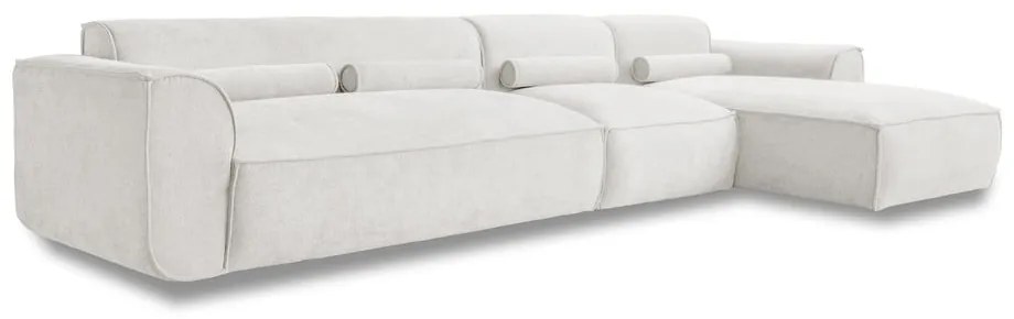 Fehér sarokkanapé (jobb oldali) Flex Felix – Miuform