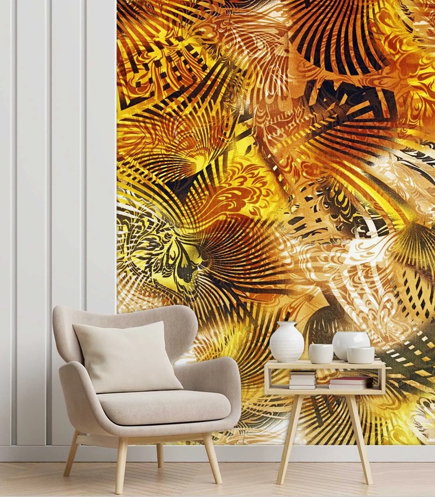 Gario Fotótapéta Afrikai minták Anyag: Vlies, Méret: 150 x 210 cm