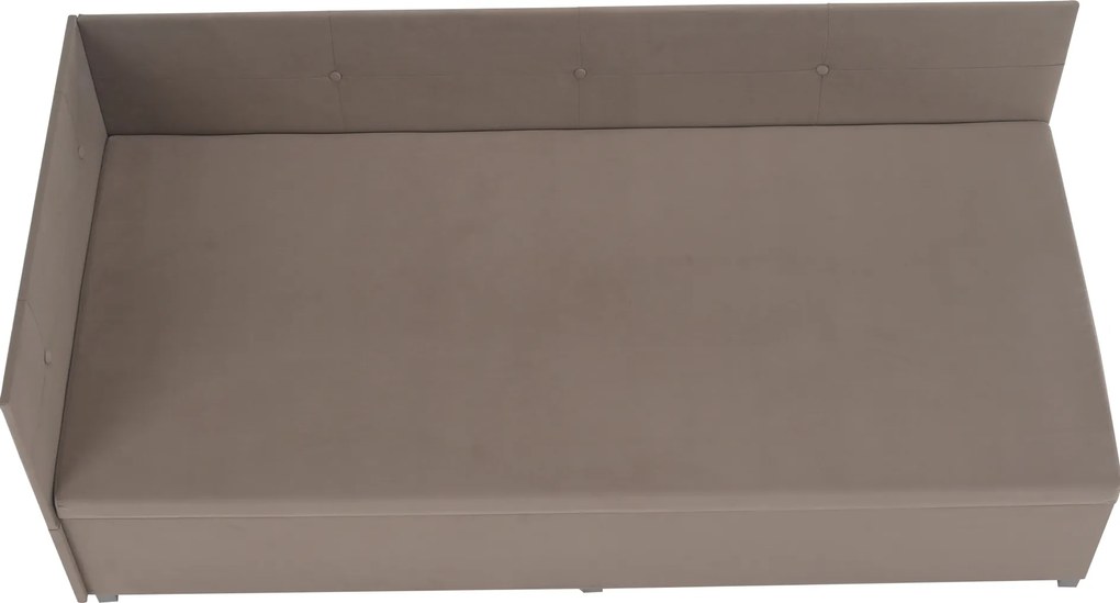 Heverő tárolóhellyel, bézses szürke, AURIA UNI