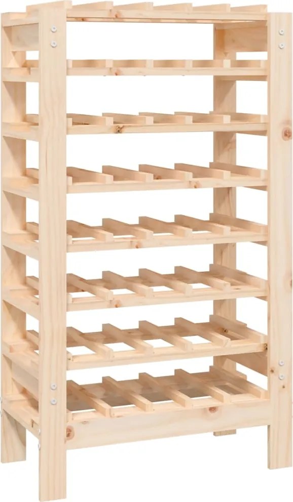 vidaXL tömör fenyőfa bortartó állvány 61,5x30x107,5 cm
