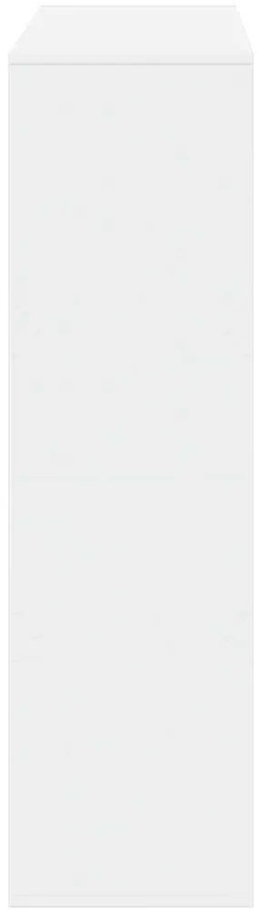 fehér térelválasztó könyvszekrény 100 x 33 x 115 cm