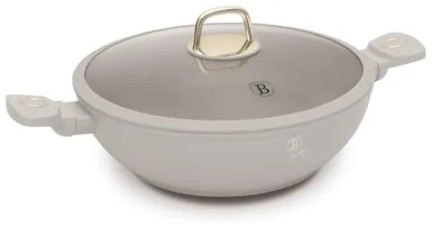 BerlingerHaus Wok fedővel (30 cm) Sahara Collection  BH/8065