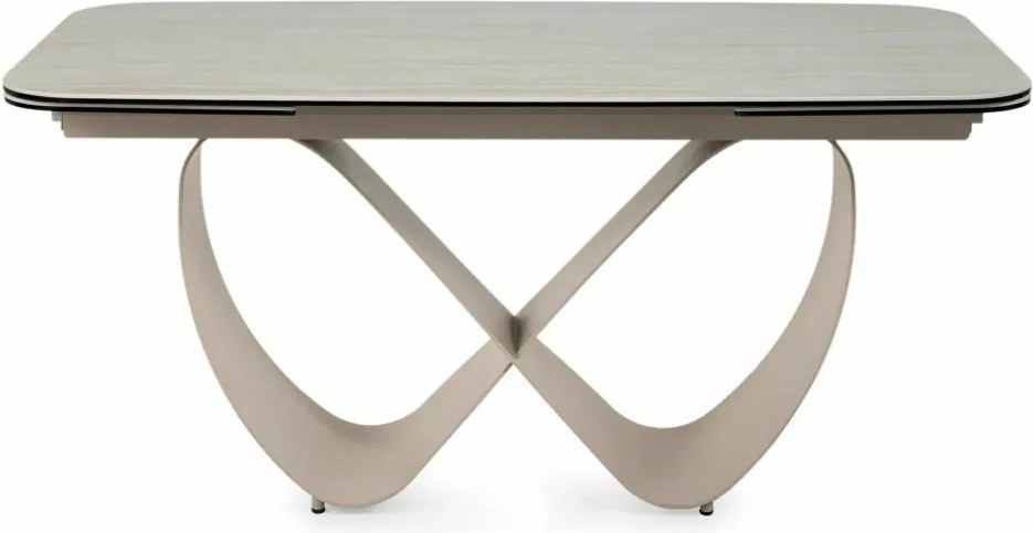 Infinity bővíthető étkezőasztal kerámia bézs/kasmír 160-240 cm