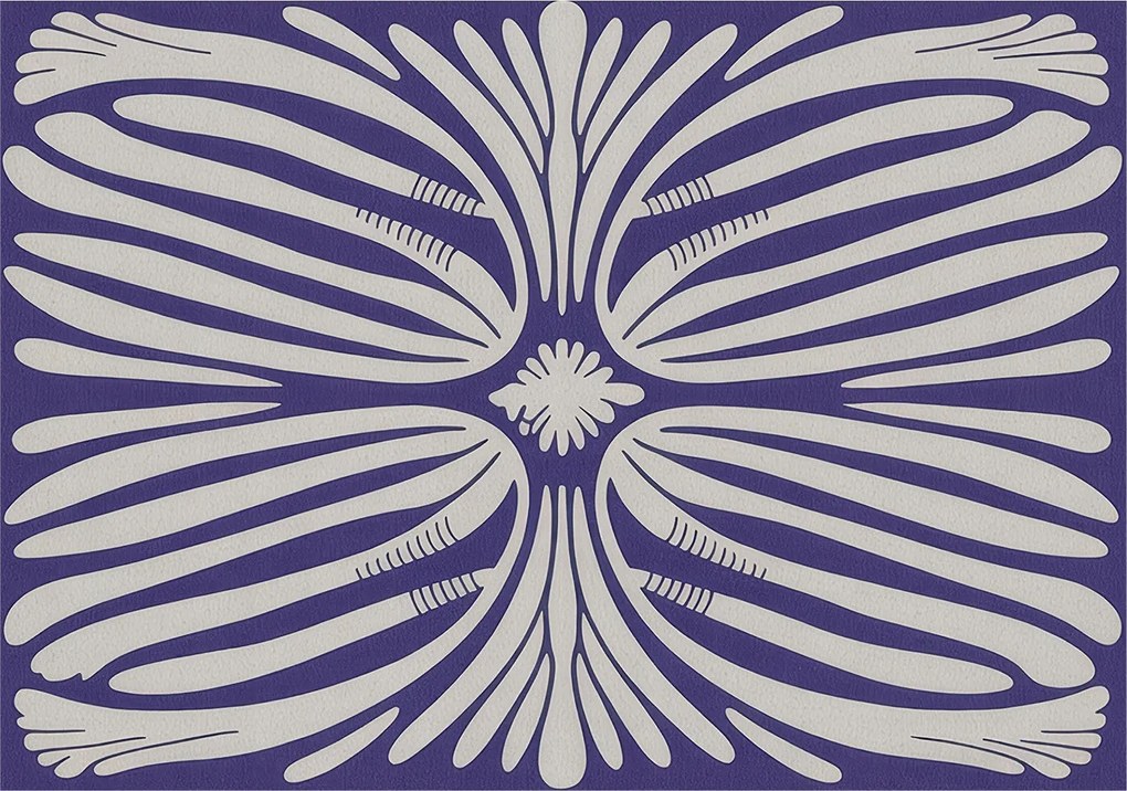 Fotótapéta Flizelin Dekoratív Hálószoba Virágos szimmetria 208x146