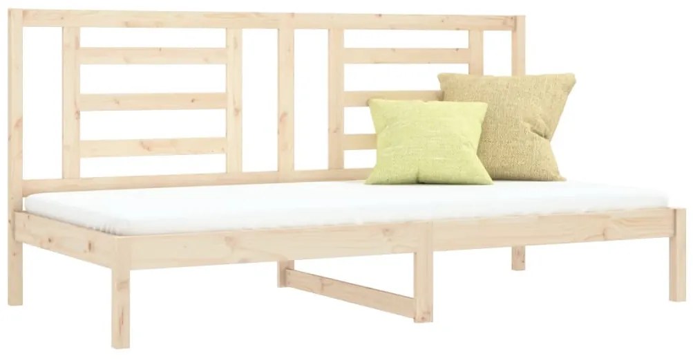 tömör fenyőfa kanapéágy matrac nélkül 80 x 200 cm