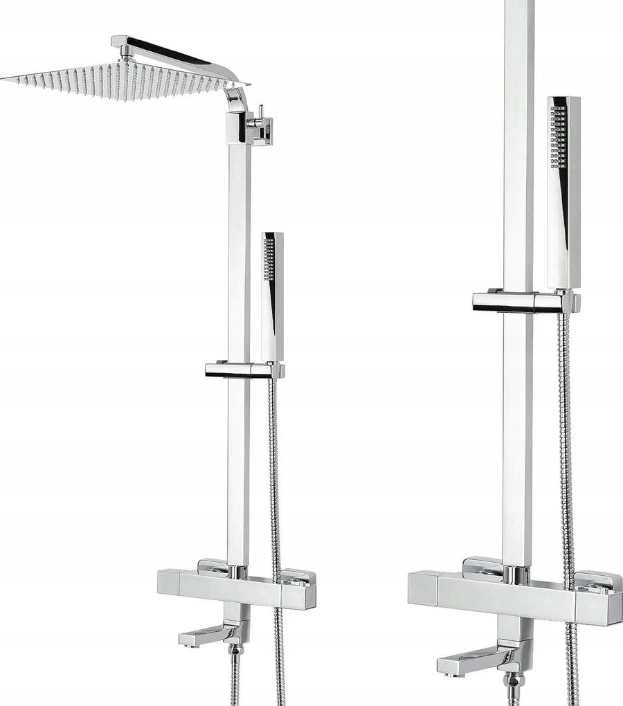 Zuhanyoszlop Kád Zuhany Termosztatikus Csapteleppel