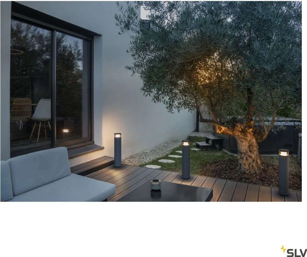 SLV 1006383 M-POL Modern Kültéri Állólámpa Antracit LED IP65