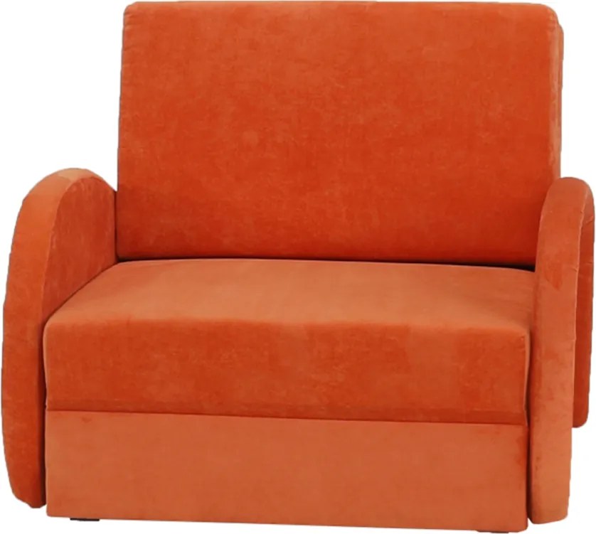 Széthúzható fotel, narancssárga, MILI 1
