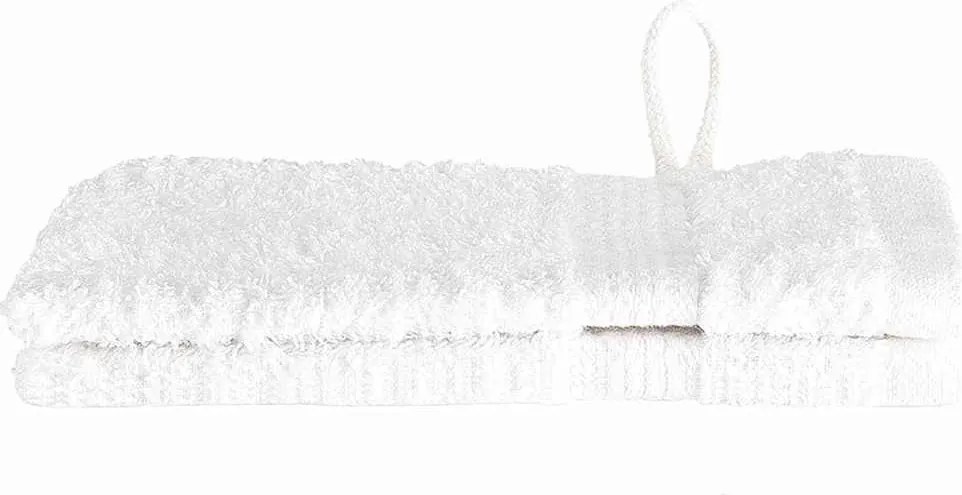 vidaXL Vendégtörölköző SOLUND 2 pcs Fehér 15 x 21 cm 550 gsm