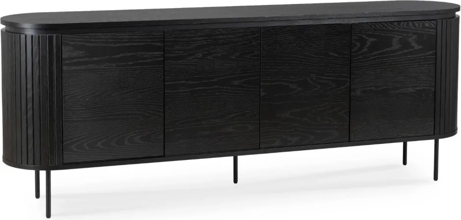 Komód 200 cm fekete színben – BECK