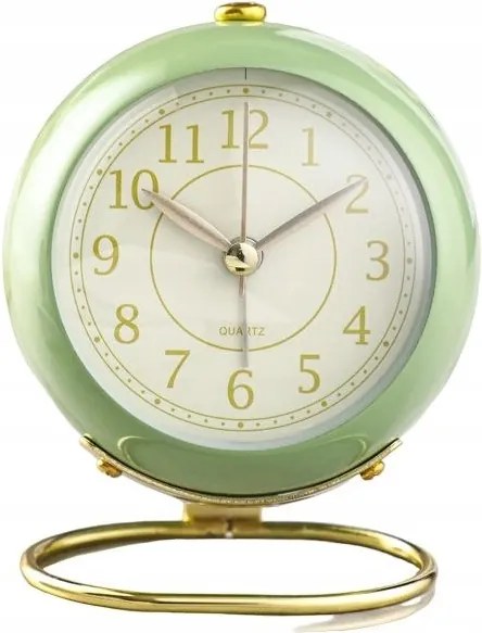 Klasszikus Csendes Óra Ébresztőóra Megvilágított Számlap