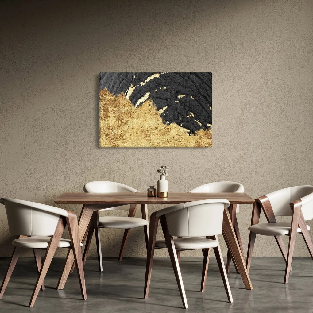 Kép - Arany szerkezet N⁰1 (90x60 cm)