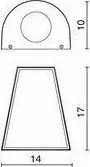 NOVOLUX 453A-G21X1A-04 ALIX Modern Kültéri Fali Lámpa Antracit GU10 IP54