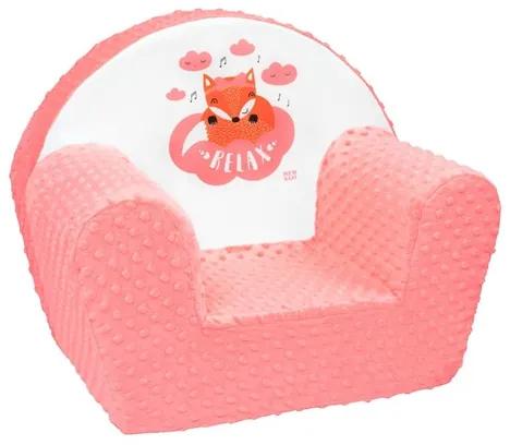 NEW BABY | Nem besorolt | Gyermek fotel New Baby Róka lazacszín | Rózsaszín |