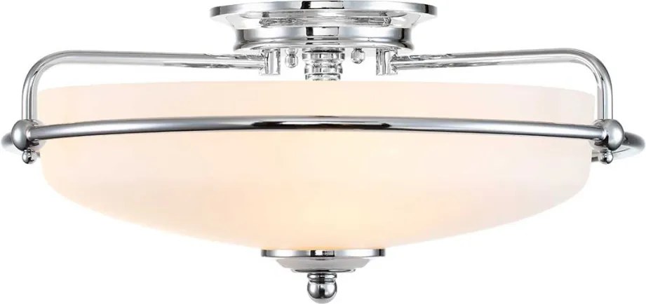 ELSTEAD QZ-GRIFFIN-F-PC GRIFFIN Klasszikus Mennyezeti Lámpa Króm E27 IP20