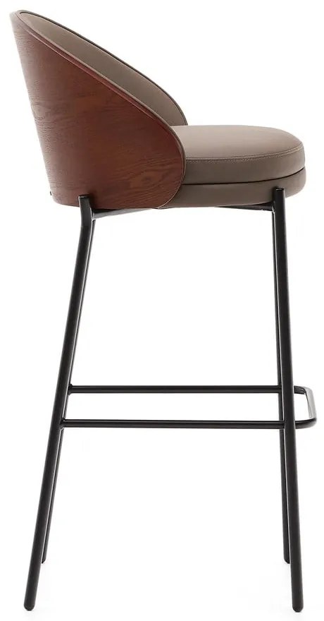 Barna bárszék (ülésmagasság 77 cm) Eamy – Kave Home