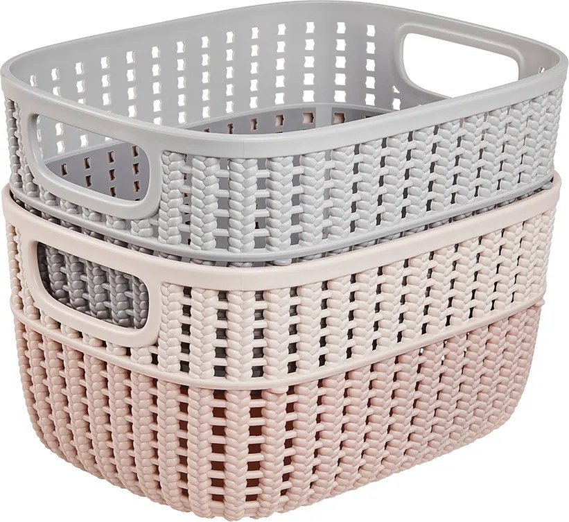 Stine Tároló Kosár Knit-style 6,8L