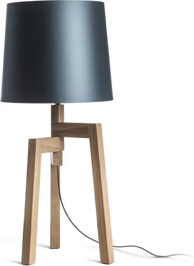 RENDL CONNY 35/30 állólámpa búra Monaco petróleumkék/ezüst PVC max. 23W