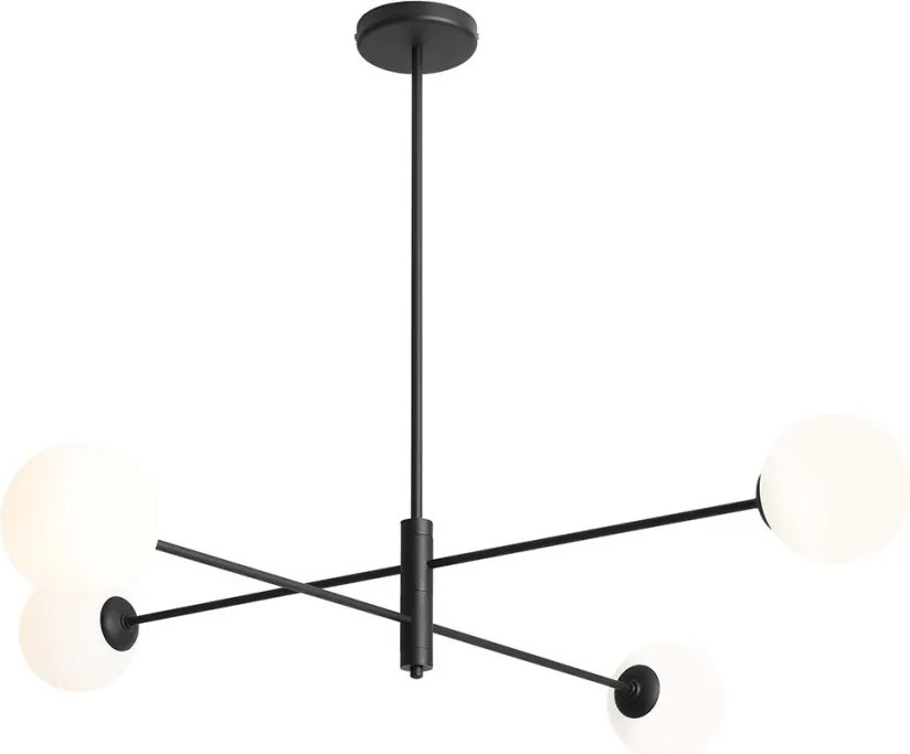 ALDEX 1090PL_L1 HOMME Többágú Függesztett Lámpa Fekete E14 IP20