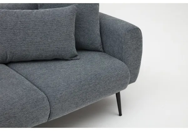 PISA L-alakú balos sarokgarnitúra, szürke