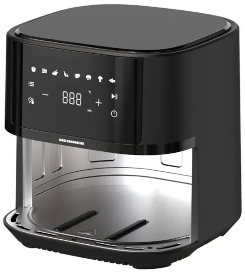 Heinner HAF-B4BK1500 - Forrólevegős fritőz 4 l 1500 W/230 V fekete