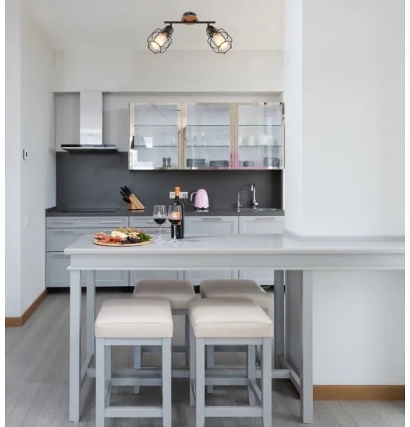 Globo 54037-2 - Spotlámpa WILLA 2xE27/60W/230V