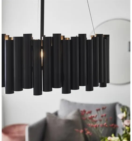 Markslöjd 107925 - Csillár rúdon LEVEL 3xE27/60W/230V