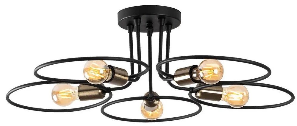 Csillár CIRCLE 5xE27/40W/230V