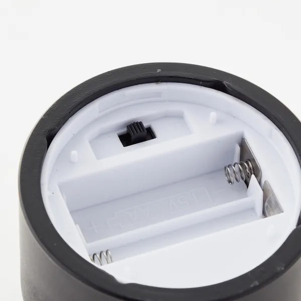 Brilliant - 3 darabos BOUGIE LED gyertya szett LED/2xAA IP44, fekete/füstszínű