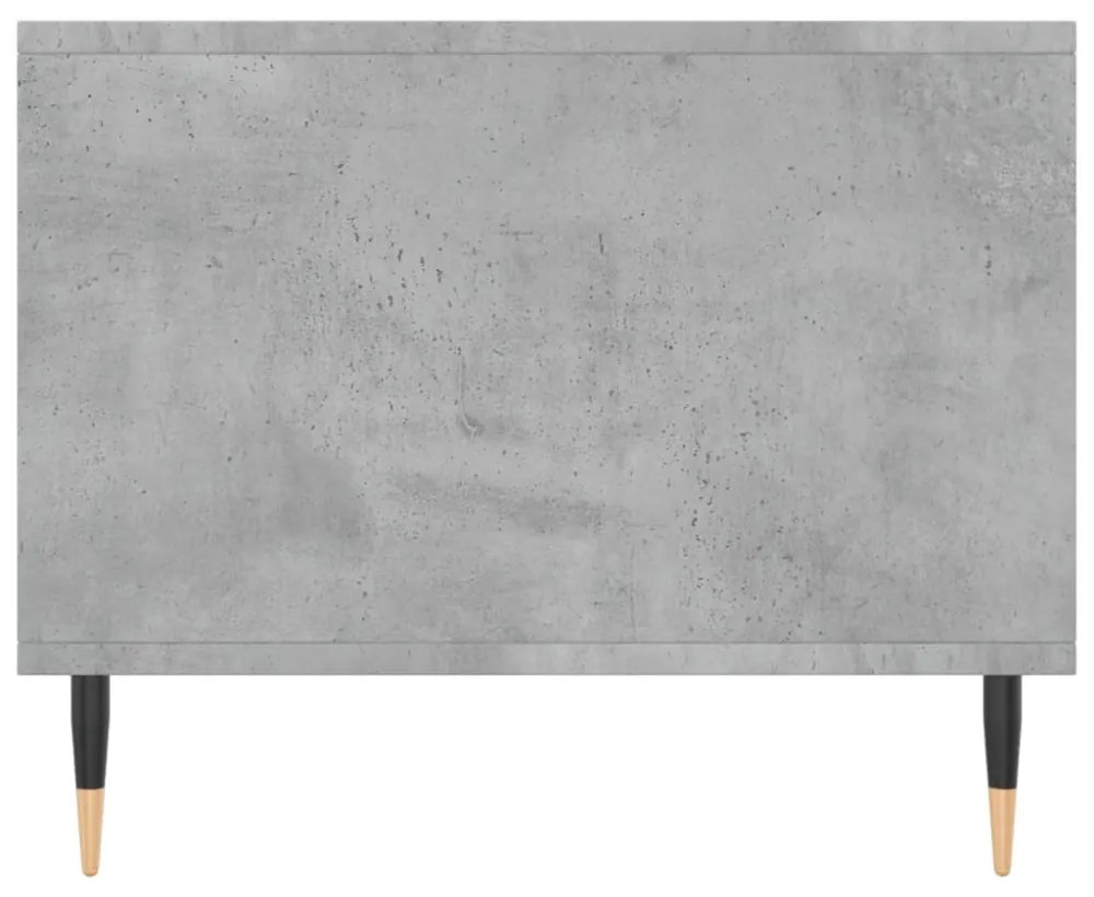 vidaXL betonszürke szerelt fa dohányzóasztal 90 x 50 x 40 cm