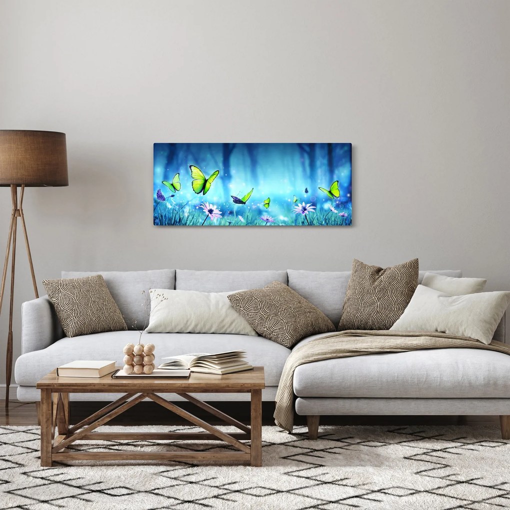 Kép - Misztikus erdei tisztás (120x50 cm)