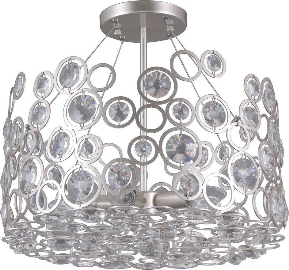 ITALUX PNPL-33064-5-CH-S NARDO Kristály Függesztett Lámpa Pezsgő E14 IP20