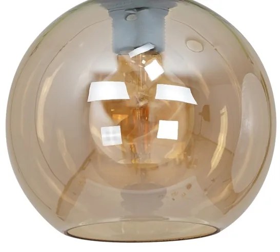 Mennyezeti lámpa SOFIA 1xE27/60W/230V barna