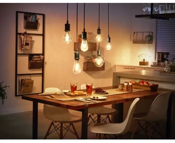 LED Dimmelhető izzó Philips Hue WHITE FILAMENT ST64 E27/7W/230V 2100K