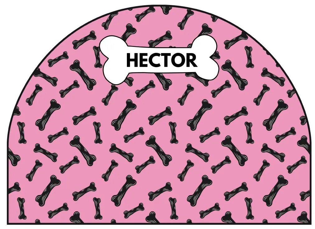 PIPPER. Védő textil falmatrica – Ív – Csontocskák Méret: 120x96cm, Indíték: név nélkül